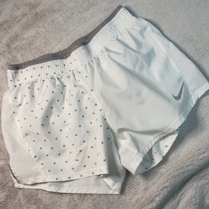 White Nike Star Shorts (S)